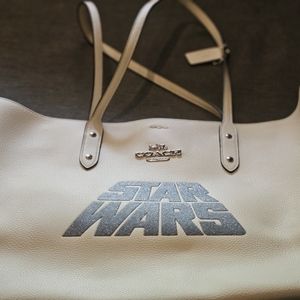 Coach star wars white bag
